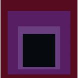 Josef Albers Homage to the Square "Purple" Offset Lithograph, After