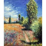 Claude Monet "Landscape on the Ile Saint Martin, 1881" Oil Painting, After