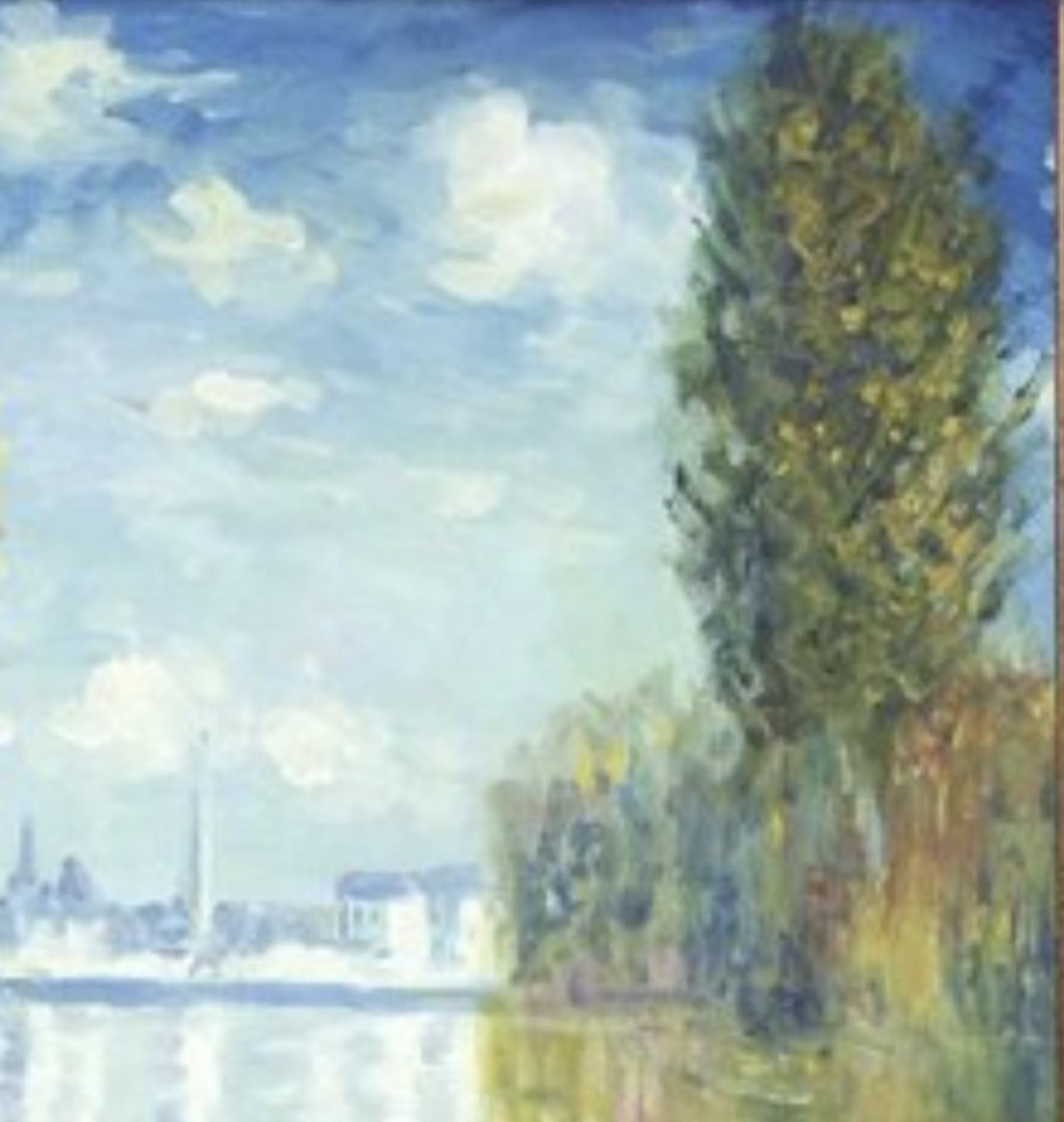 Claude Monet "Autumn at Argenteuil, 1873" Oil Painting, After - Image 4 of 6