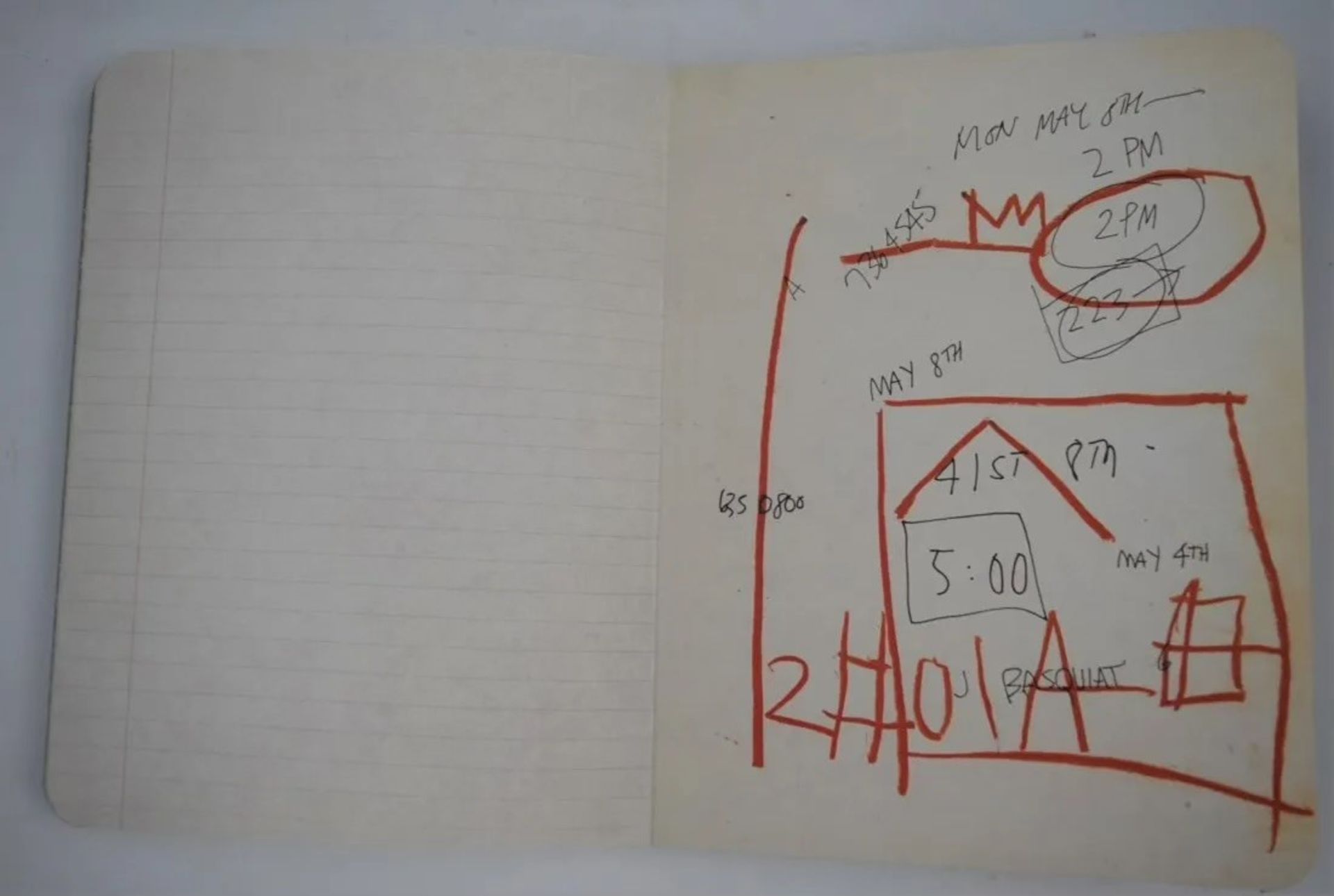 Jean Michel Basquiat, " The Notebooks" (Art Book) - Image 7 of 11