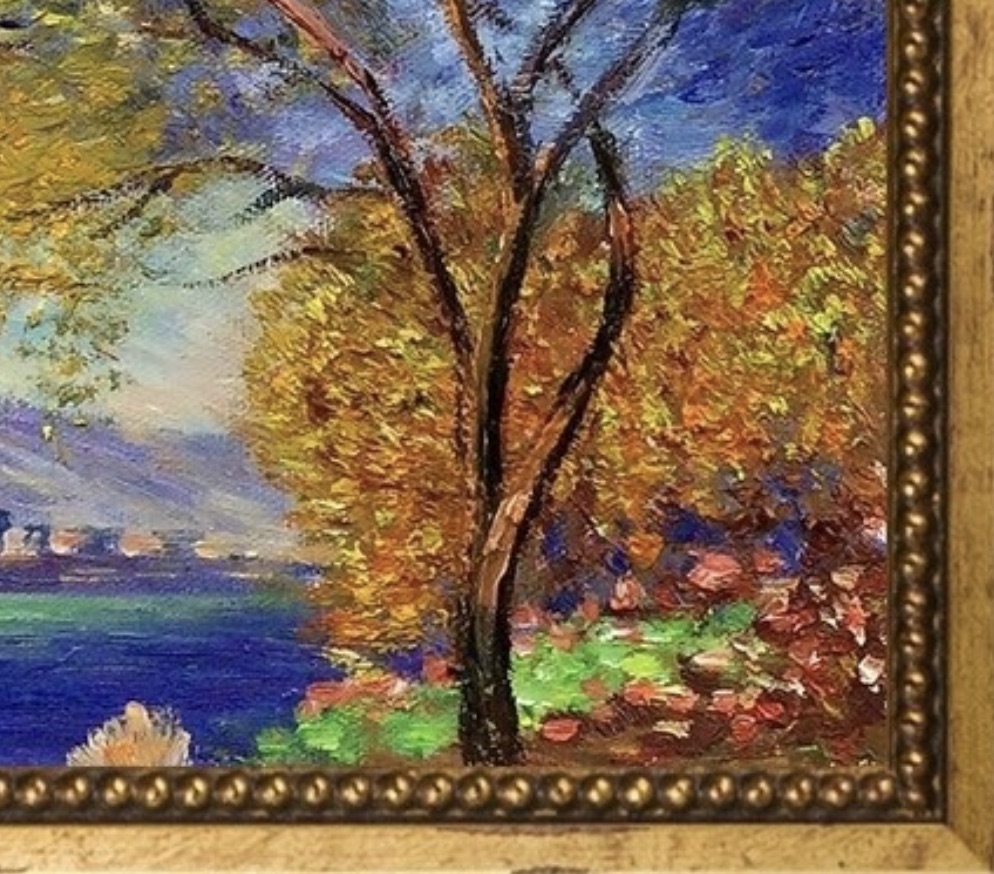 Claude Monet "Antibes, View of Salis, 1888" Oil Painting, After - Image 6 of 6
