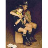 Norman Rockwell "A Guiding Hand, 1946" Offset Lithograph