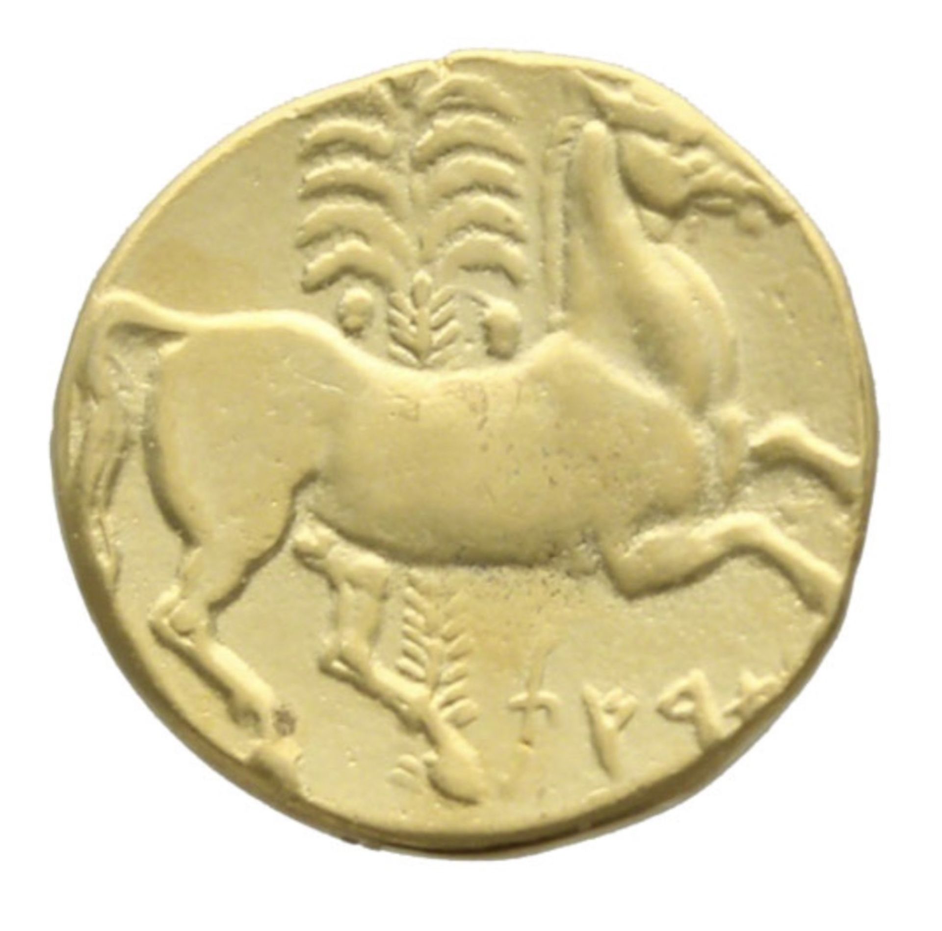 Carthage Tristater, First Punic War 264-241 BC Coin - Bild 2 aus 2