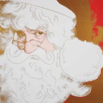 After Andy Warhol Santa Claus Screenprint (w/blindstamp)