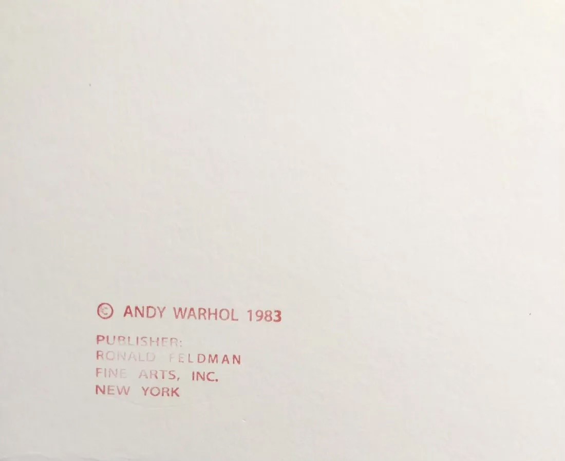 After Andy Warhol African Elephant Screenprint (w/stamp) - Image 9 of 9