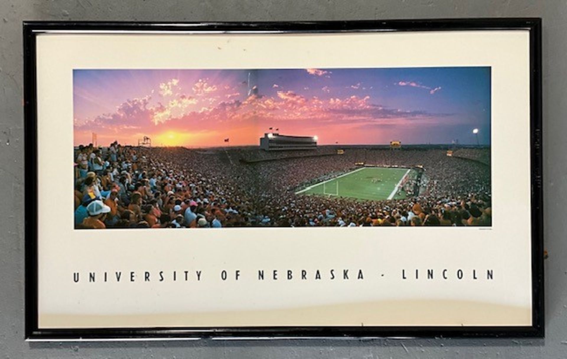 UNIVERSITY OF NEBRASKA FOOTBALL POSTER - Bild 2 aus 5