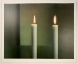 Gerhard Richter - Two Candles offset lithograph