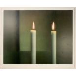 Gerhard Richter - Two Candles offset lithograph