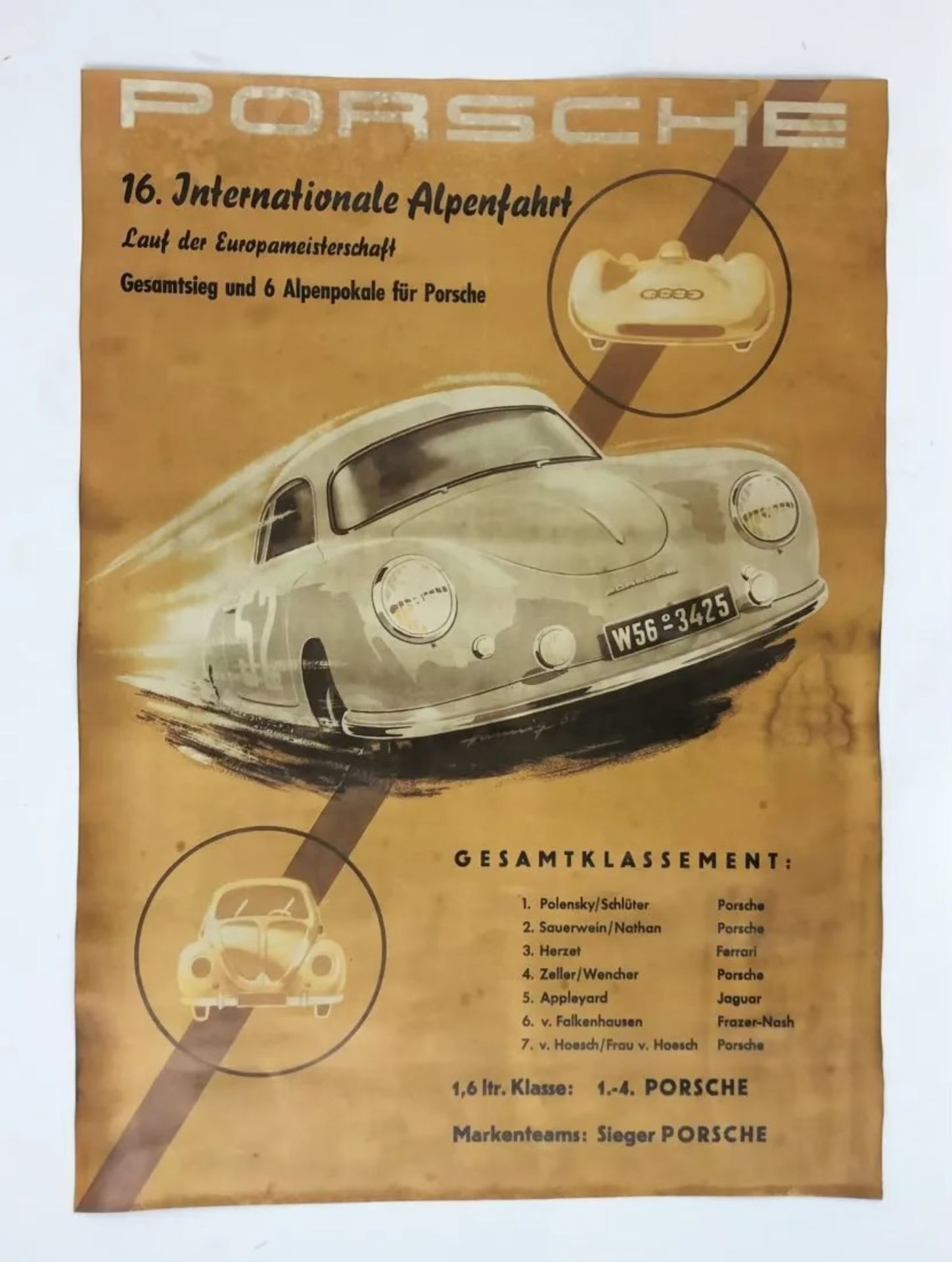 Porsche Alpine Run Championship Racing Poster