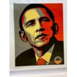 SHEPARD FAIREY OBOMA POSTER
