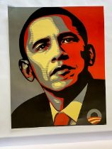 SHEPARD FAIREY OBOMA POSTER