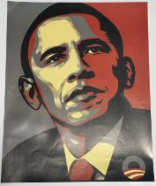 Shepard Fairey Obama Poster