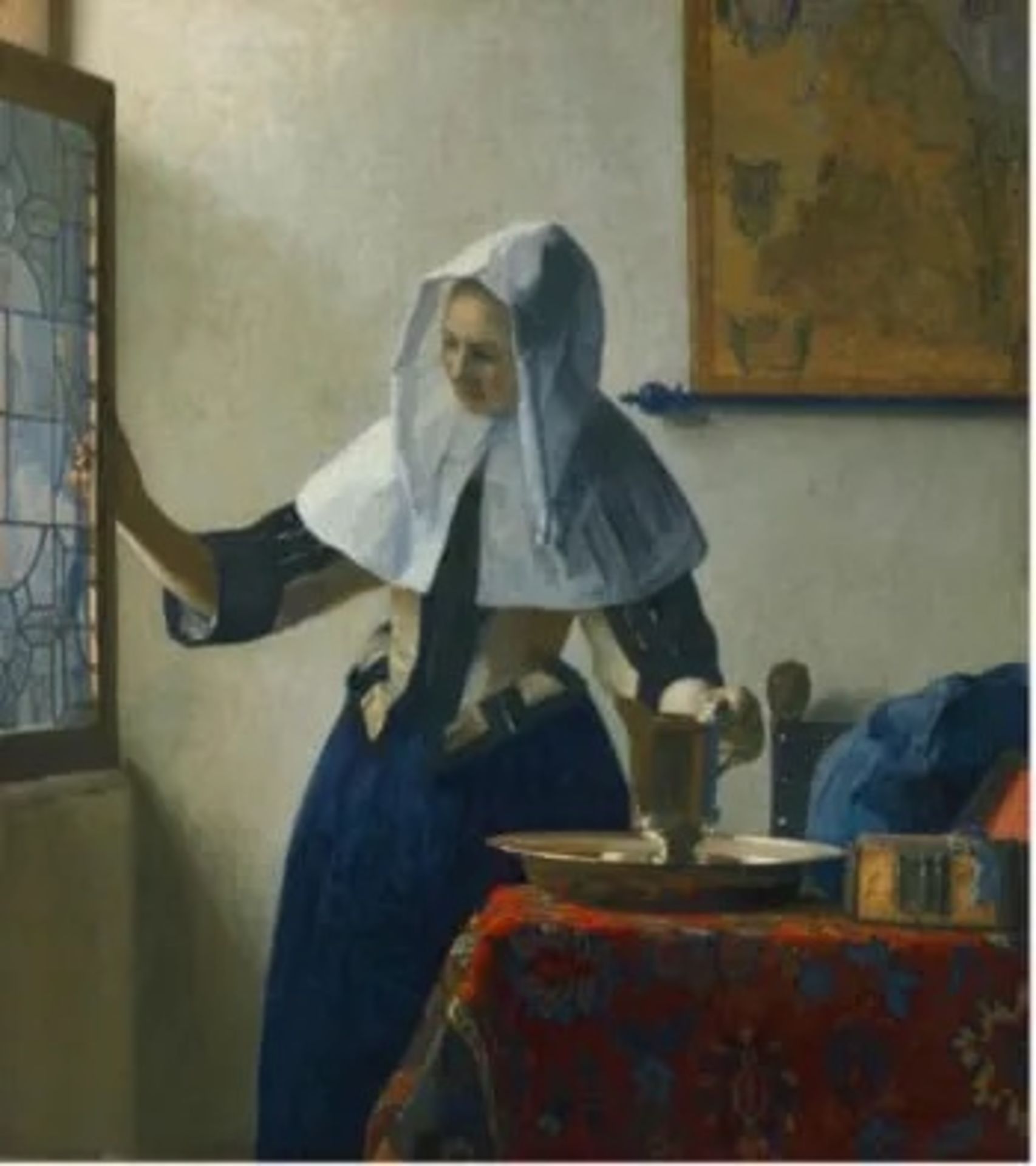 Johannes Vermeer "Young Woman with a Water Pitcher, 1662" Print
