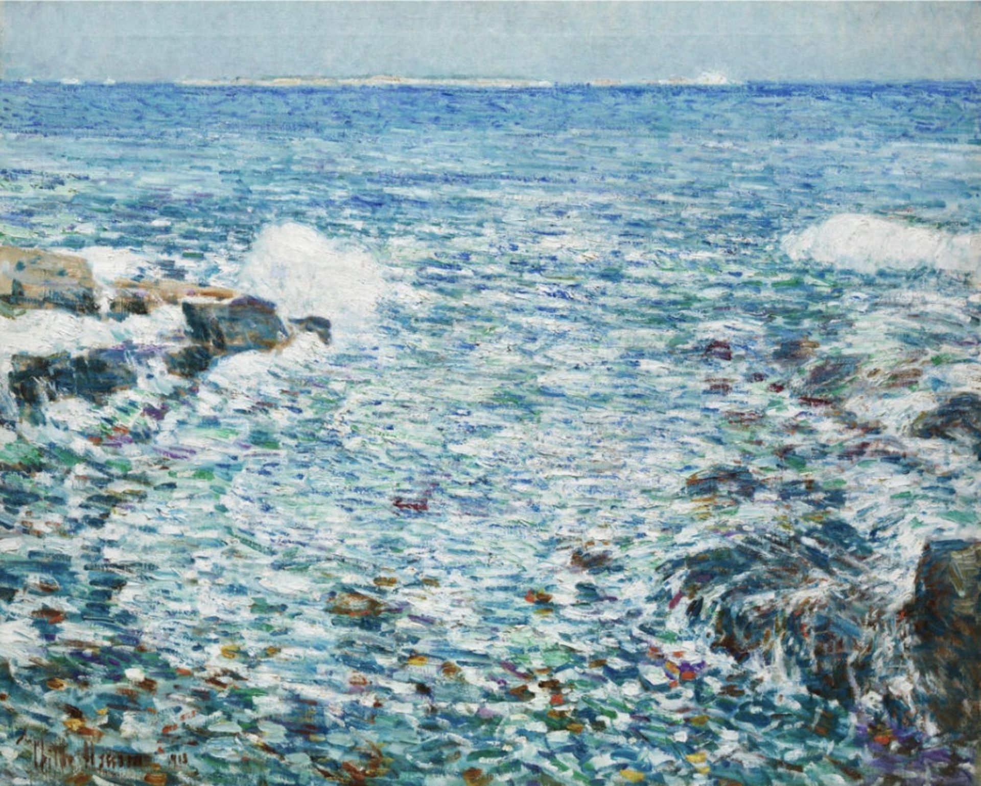 Childe Hassam "Surf, Isles of Shoals, 1913" Offset Lithograph