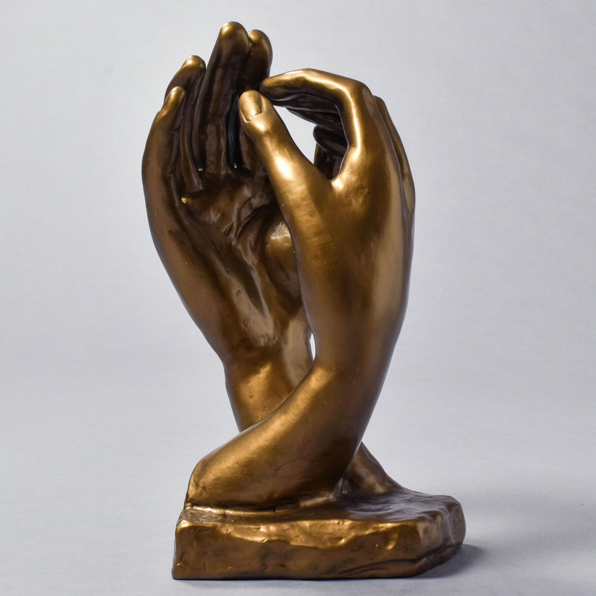 Auguste Rodin "The Cathedral" Sculpture - Bild 3 aus 4