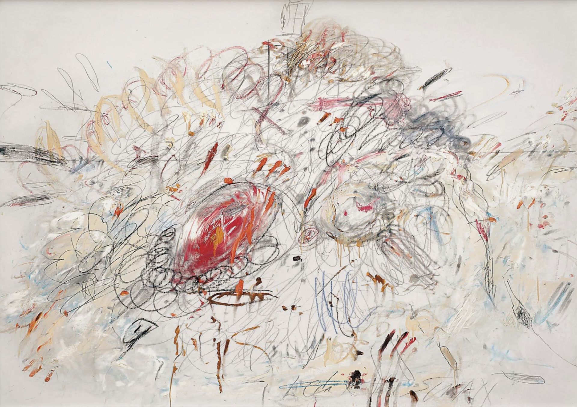 Cy Twombly "Untitled" Offset Lithograph