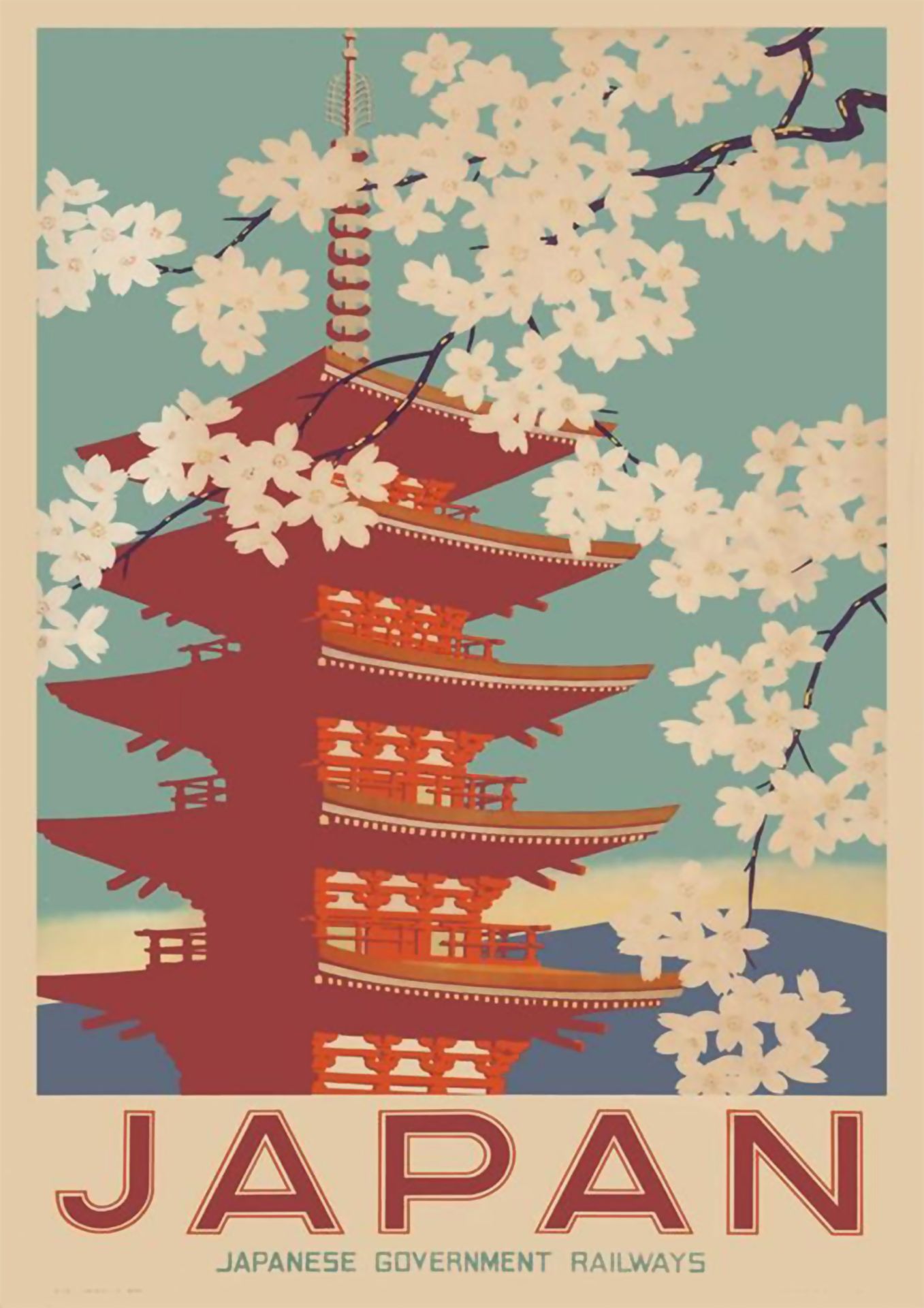 Japan Travel Poster Advertisement