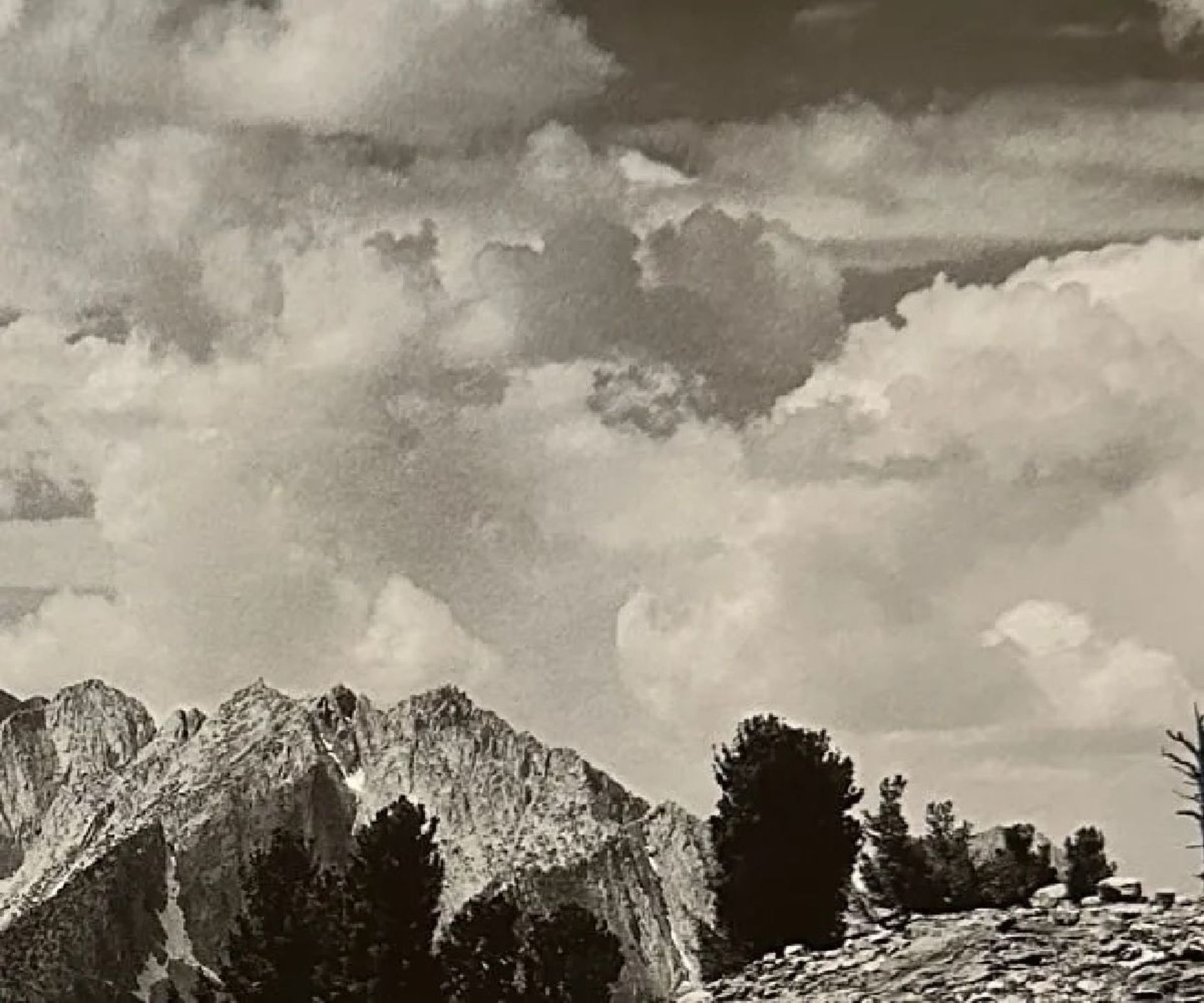 Ansel Adams "Mount Clarence King" Print - Bild 4 aus 6