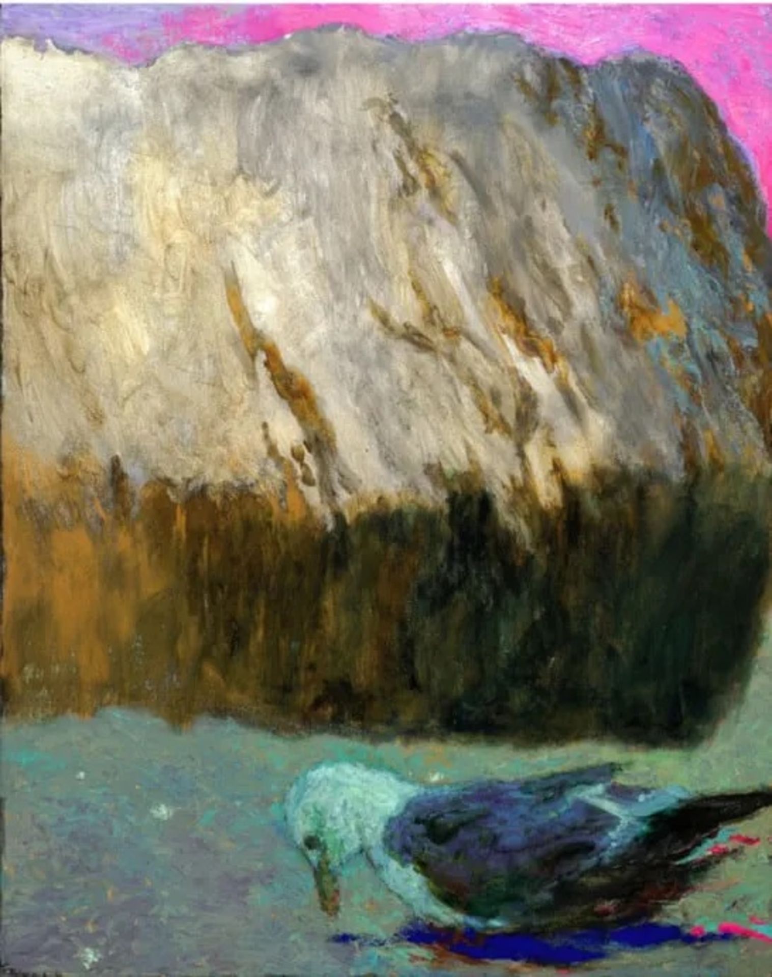 Jamie Wyeth "Swan, 2022" Offset Lithograph