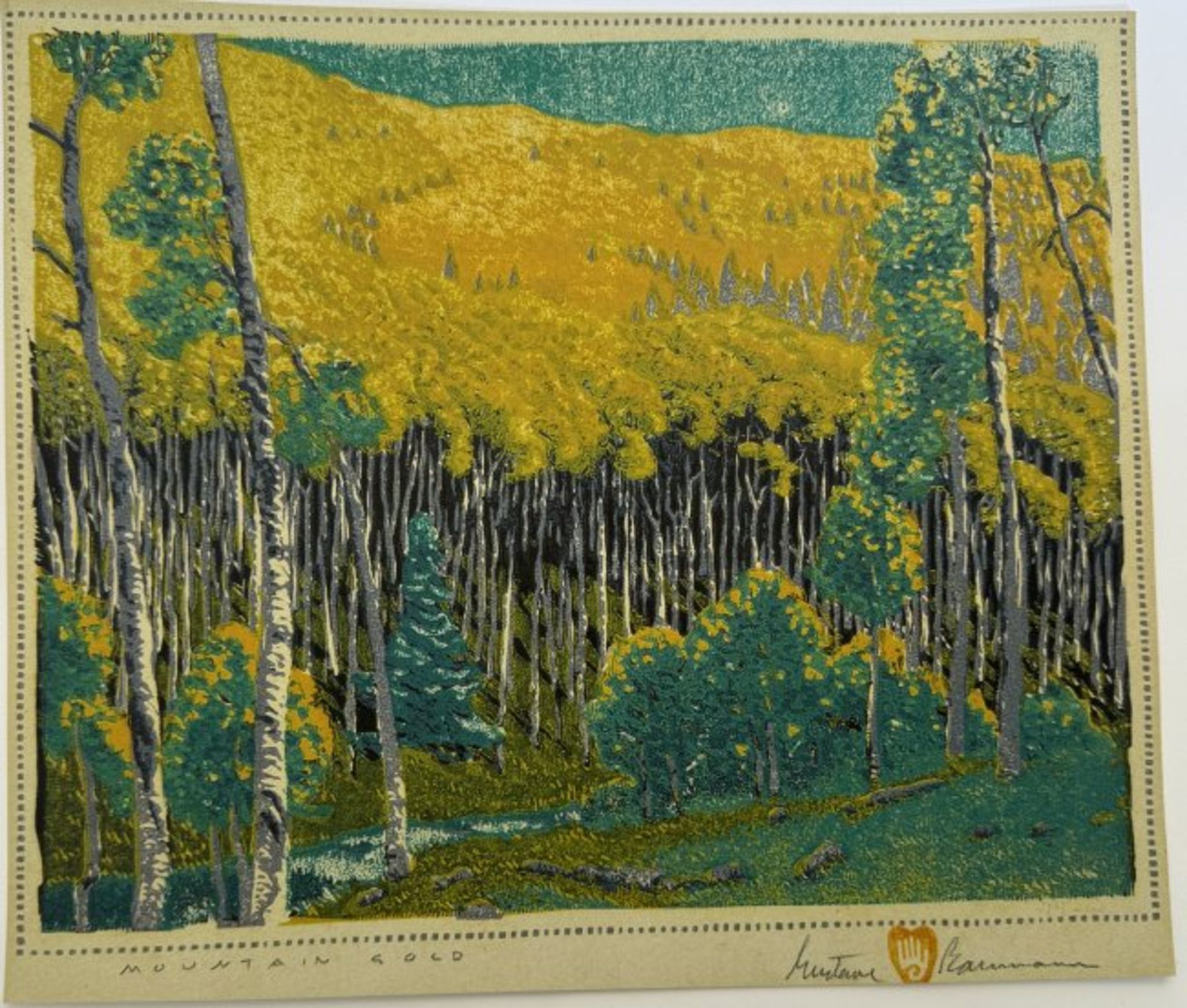 Gustave Baumann Mountain Cold Print