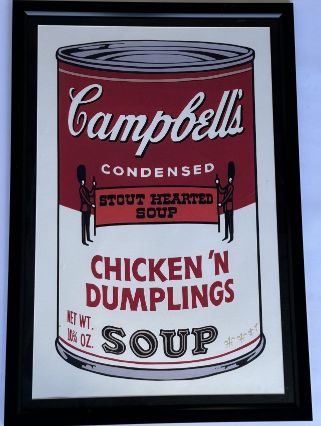 Warhol Campbell Soup Lithograph Signed & Numbered