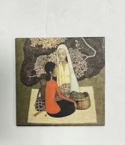 Cheong Soo Pieng Artwork Ceramic Tile