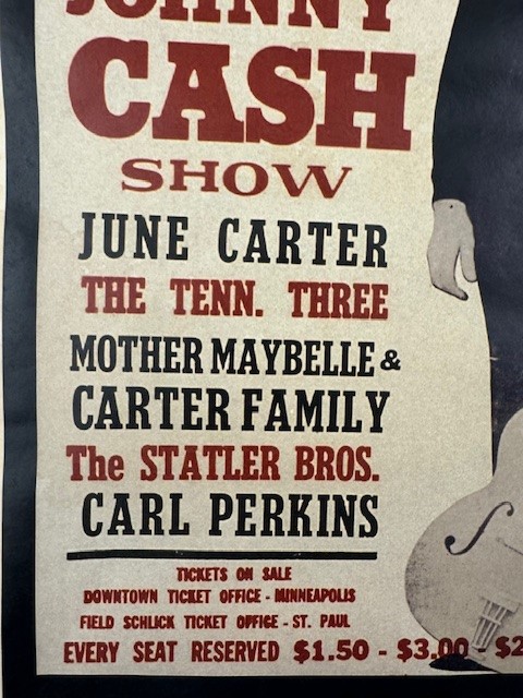 Johnny Cash poster - Image 2 of 7