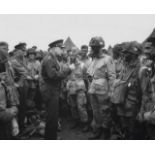 World War II "Dwight D. Eisenhower with Troops" Print