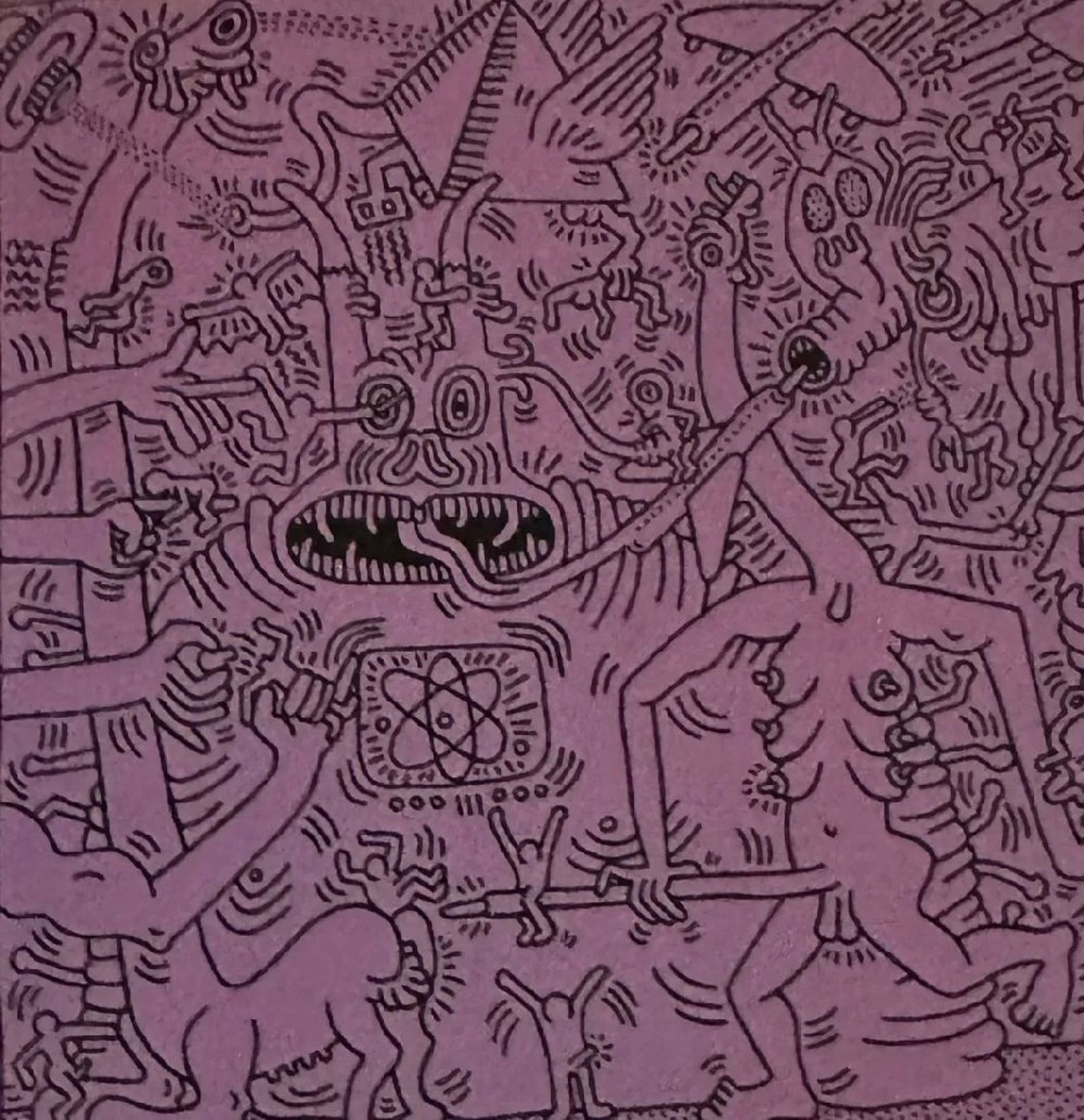 Keith Haring "Untitled" Print. - Bild 6 aus 6