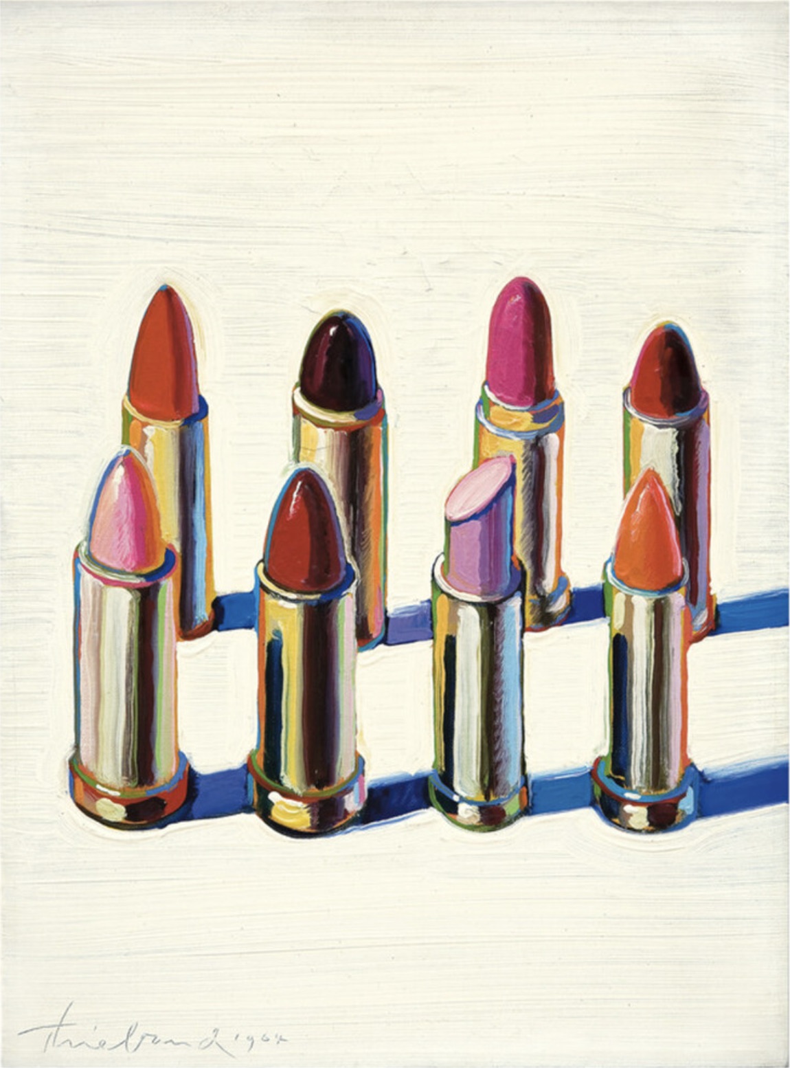 Wayne Thiebaud "Lipsticks, 1964" Offset Lithograph