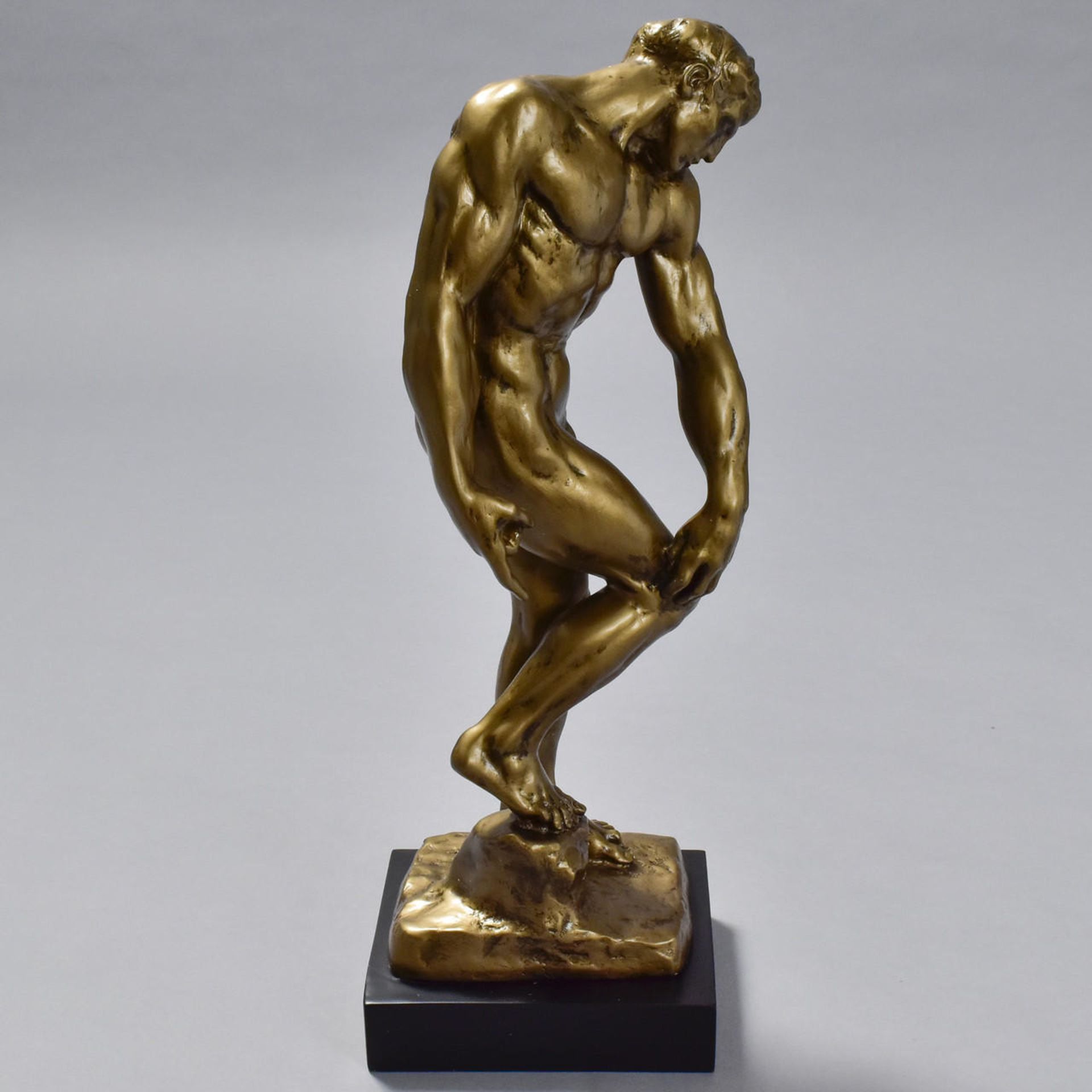 Auguste Rodin "Adam" Sculpture - Image 3 of 5
