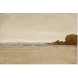 Thomas Worthington Whittredge "Beach and Rocks, 1880" Print