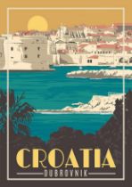 Croatia Travel Poster