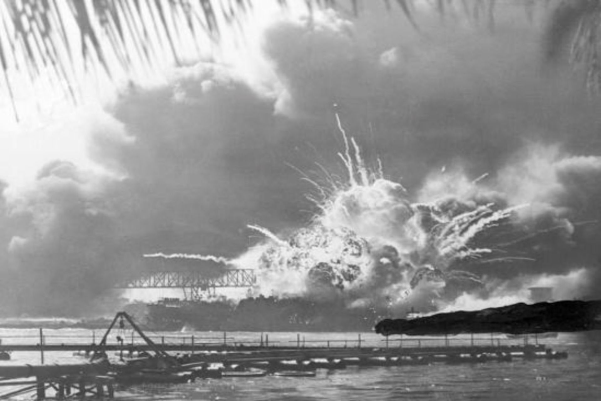 USS Shaw, Pearl Harbor Photo Print