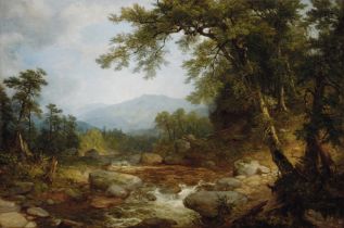 Asher Brown Durand "Monument Mountain, Berkshires" Offset Lithograph
