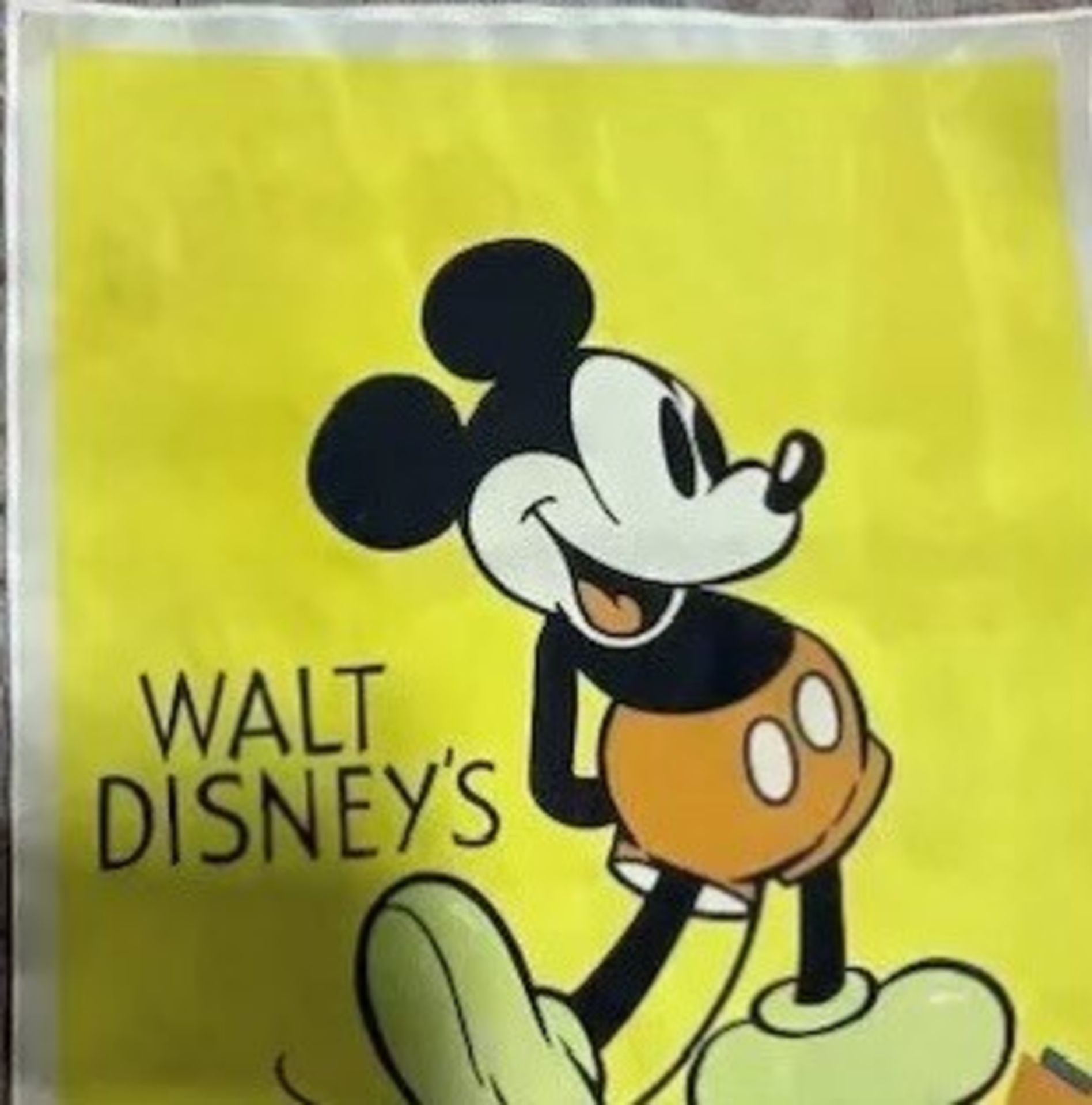 Walt Disney Mickey Mouse poster on linen - Bild 5 aus 6