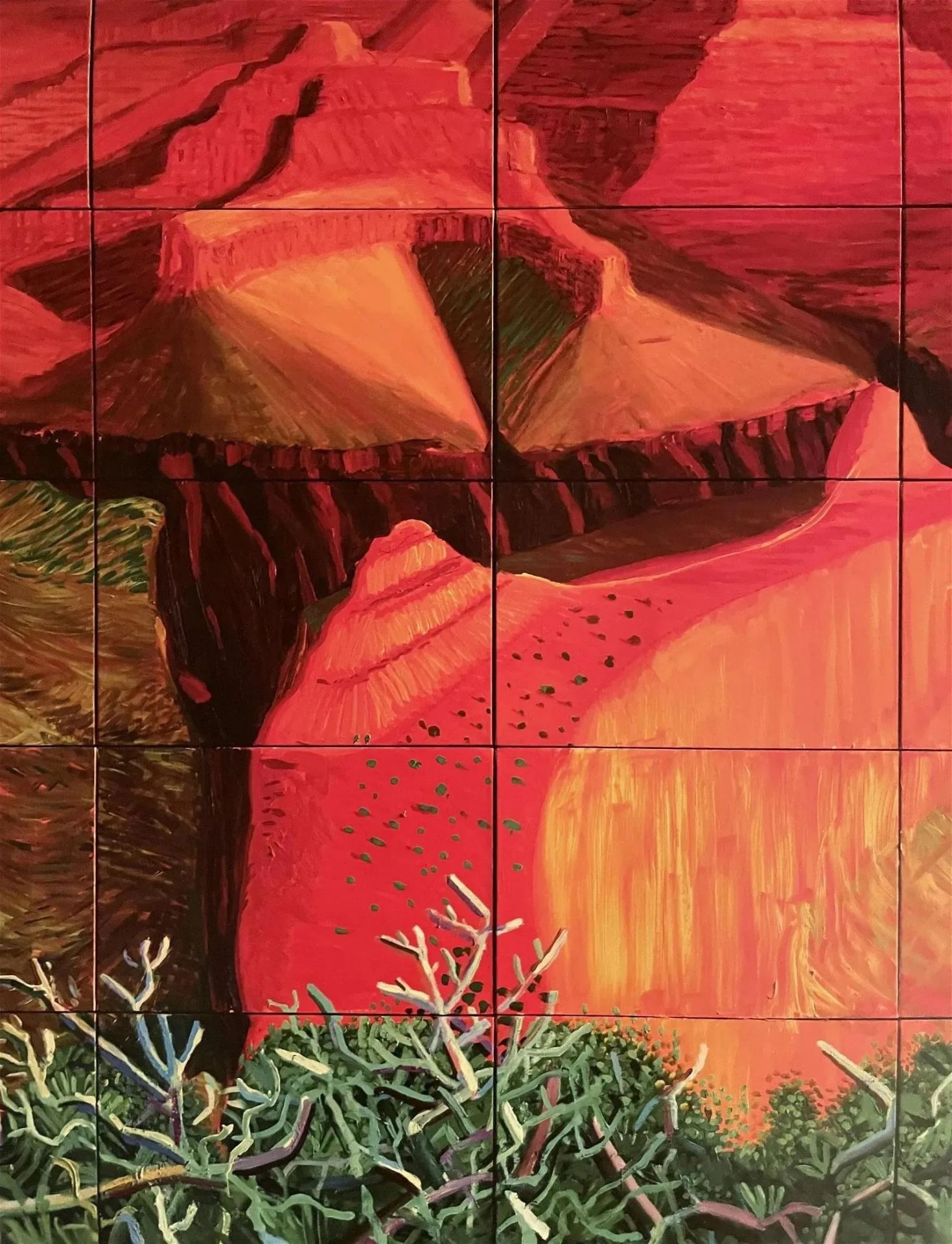David Hockney "A Closer Grand Canyon, 1998" Offset Lithograph - Bild 3 aus 6