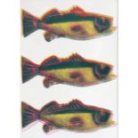 Andy Warhol "Triple Fish" Offset Lithograph