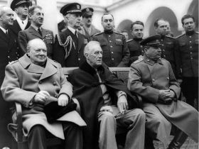 World War II, Winston Churchill, Joseph Stalin Print