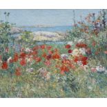 Childe Hassam "Celia Thaxters Garden, Isles of Shoals, Maine, 1890" Offset Lithograph
