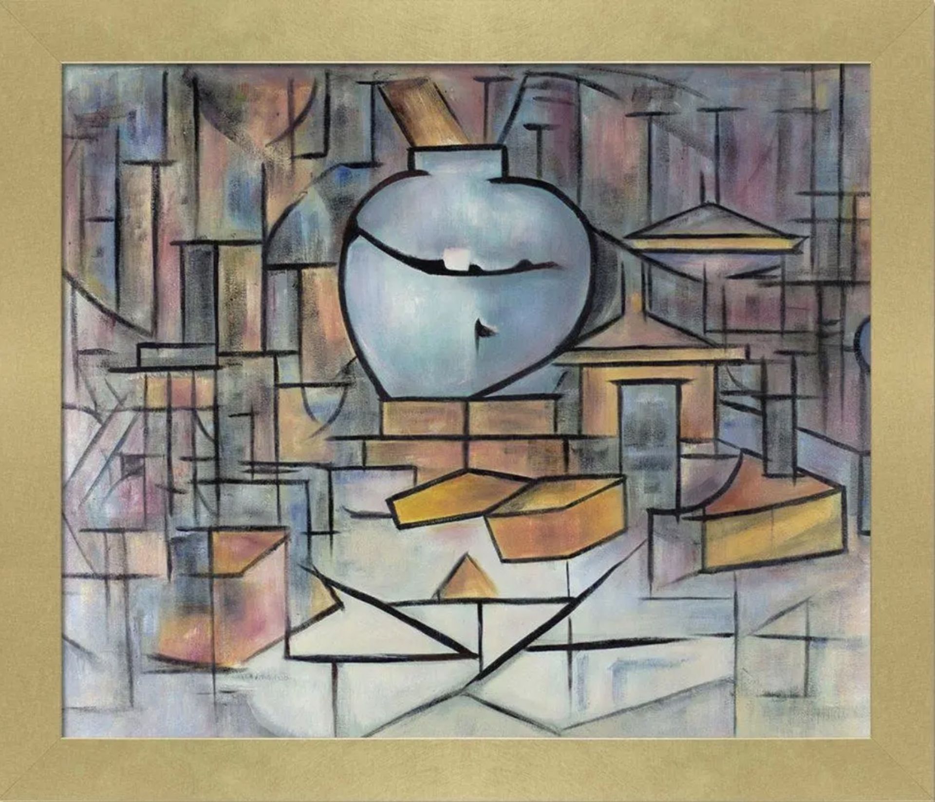 Piet Mondrian "Still Life, Gingerpot, 1912" Painting