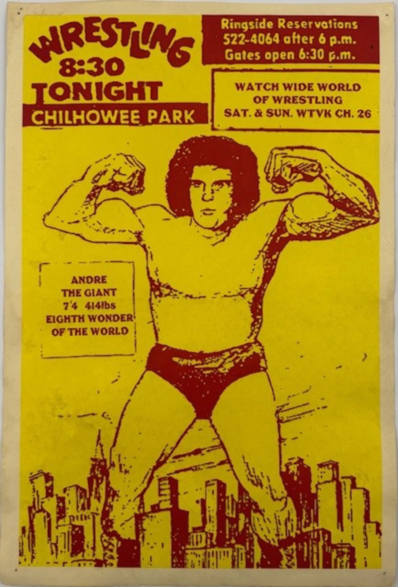 Andre the giant poster