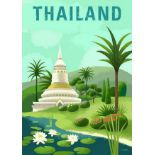 Thailand Travel Poster