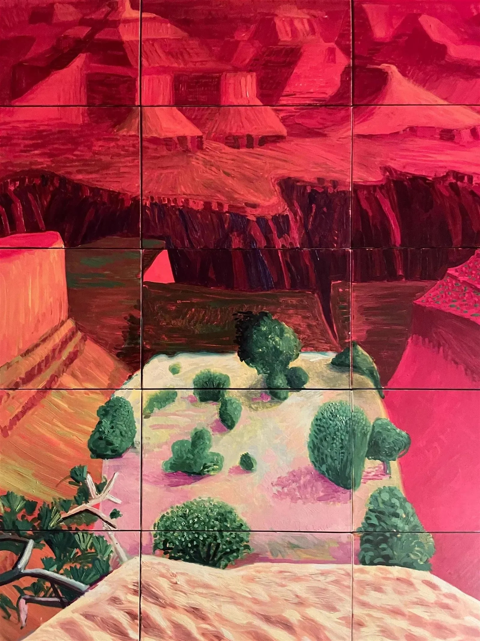 David Hockney "A Closer Grand Canyon, 1998" Offset Lithograph - Image 2 of 6