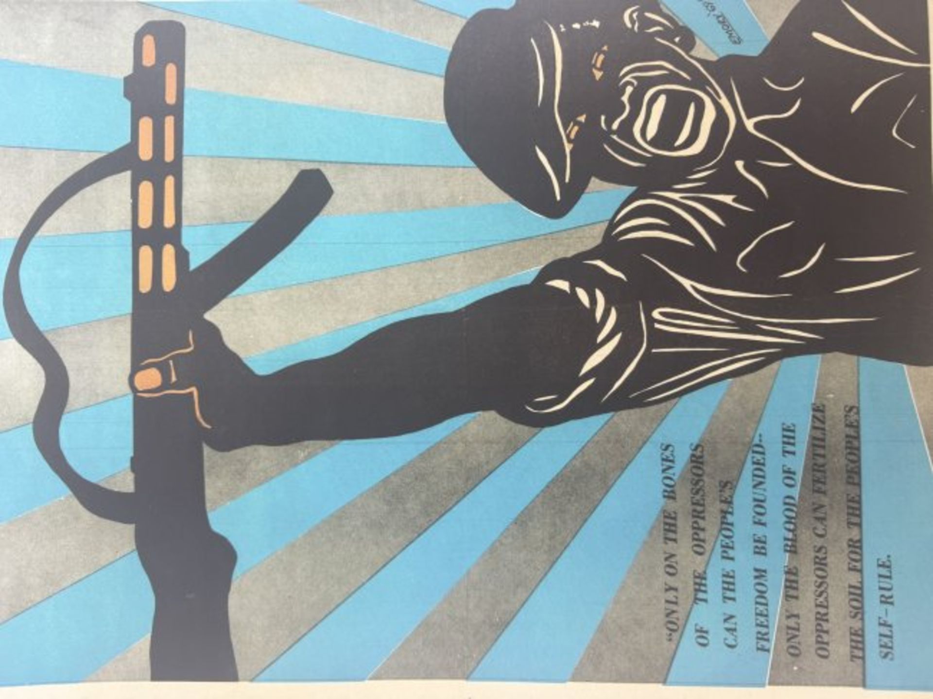 Black Panthers Emory Poster "ONLY ON THE BONES" - Image 2 of 6