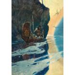 N.C. Wyeth "In the Crystal Depths, 1906" Offset Lithograph