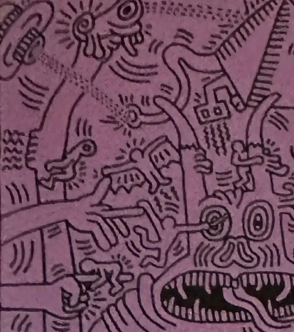 Keith Haring "Untitled" Print. - Image 5 of 6