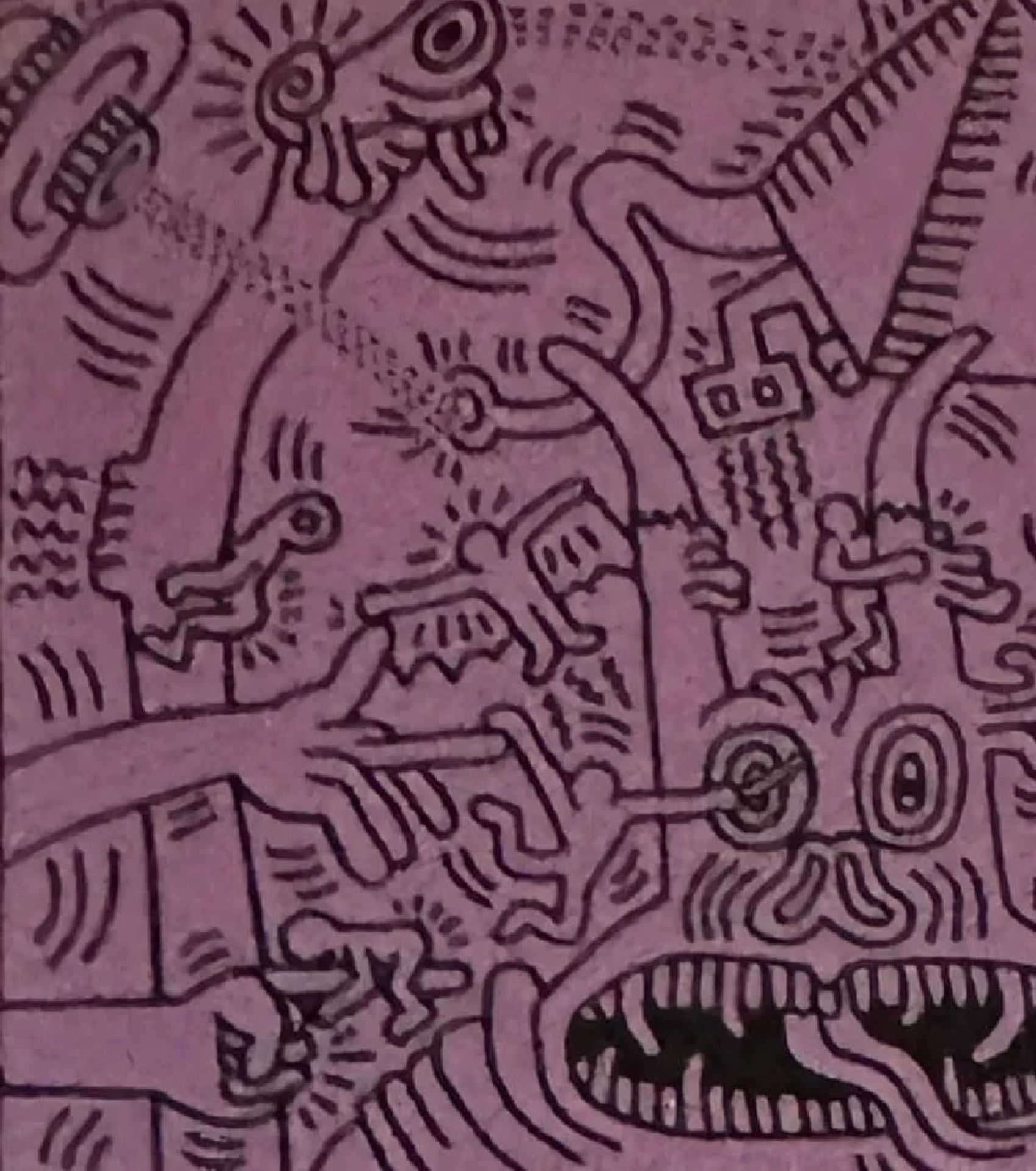 Keith Haring "Untitled" Print. - Bild 5 aus 6