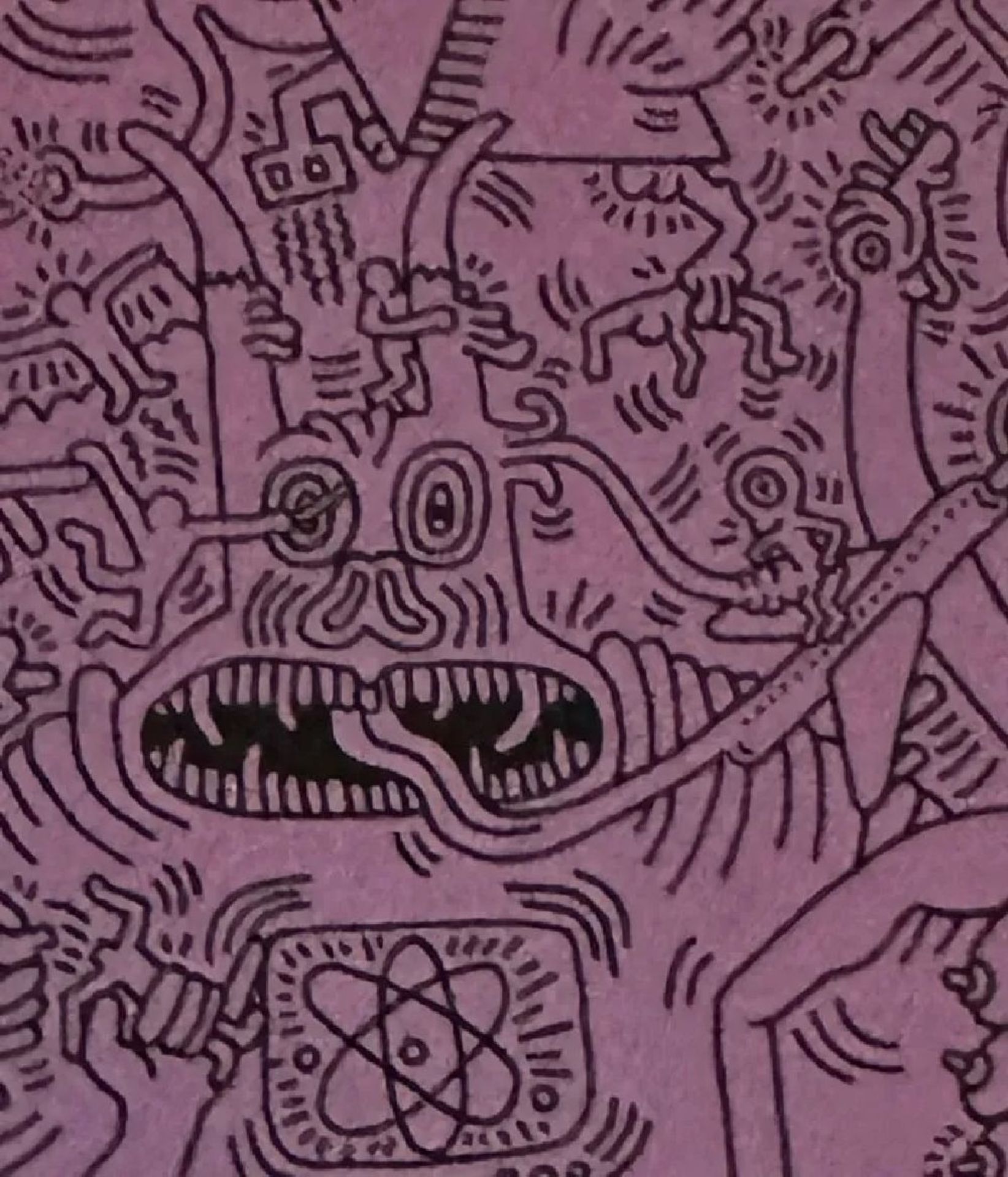 Keith Haring "Untitled" Print.