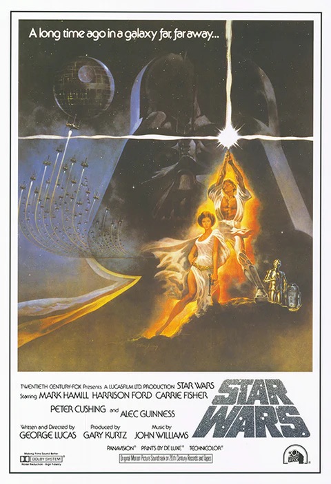 Star Wars "A New Hope, 1977" Movie Poster
